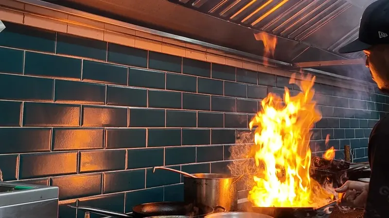 Fuego en la cocina de Emilia